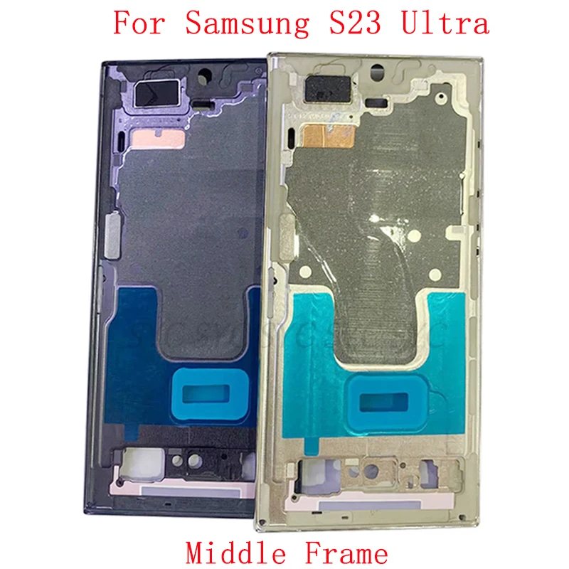 

Middle Frame LCD Bezel Plate Panel Chassis Housing For Samsung S23 Ultra S918 Phone Metal LCD Frame Repair Parts