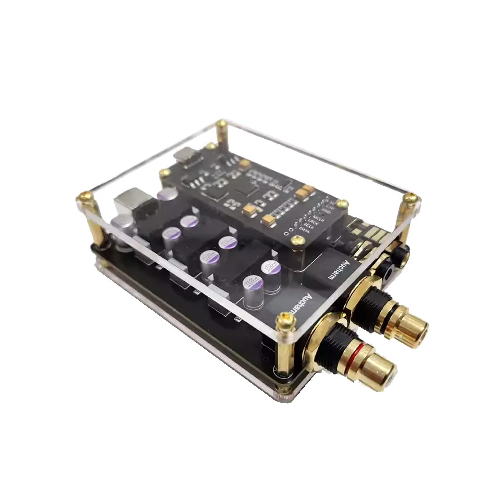 

Декодер PCM1794A коаксиальный/TypeC/USB вход RCA/3,5 мм/4,4 мм выход