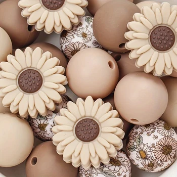 Daisy Silicone Bead Set 1