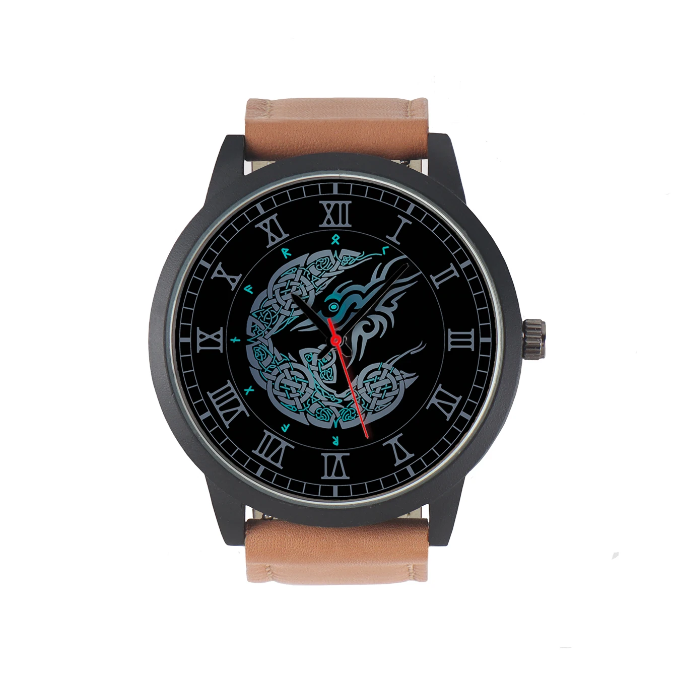 

2024 Decorative Accessory Quartz Wrist Men's Watch Totem Design Campus Punk Cool Style Gift Souvenir For Festival