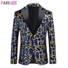 Sexy Leopard Sequins Suit Jackets Men 2023 Brand Peak Collar One Button Suit Blazers Mens Stage Prom Wedding Party Costume Homme 1