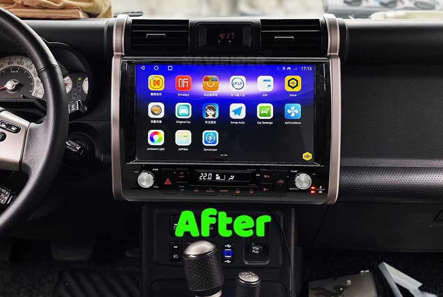 13.3" Android 13 Car Radio For Toyota FJ Cruiser J15 2007-2020 Carplay GPS Navi