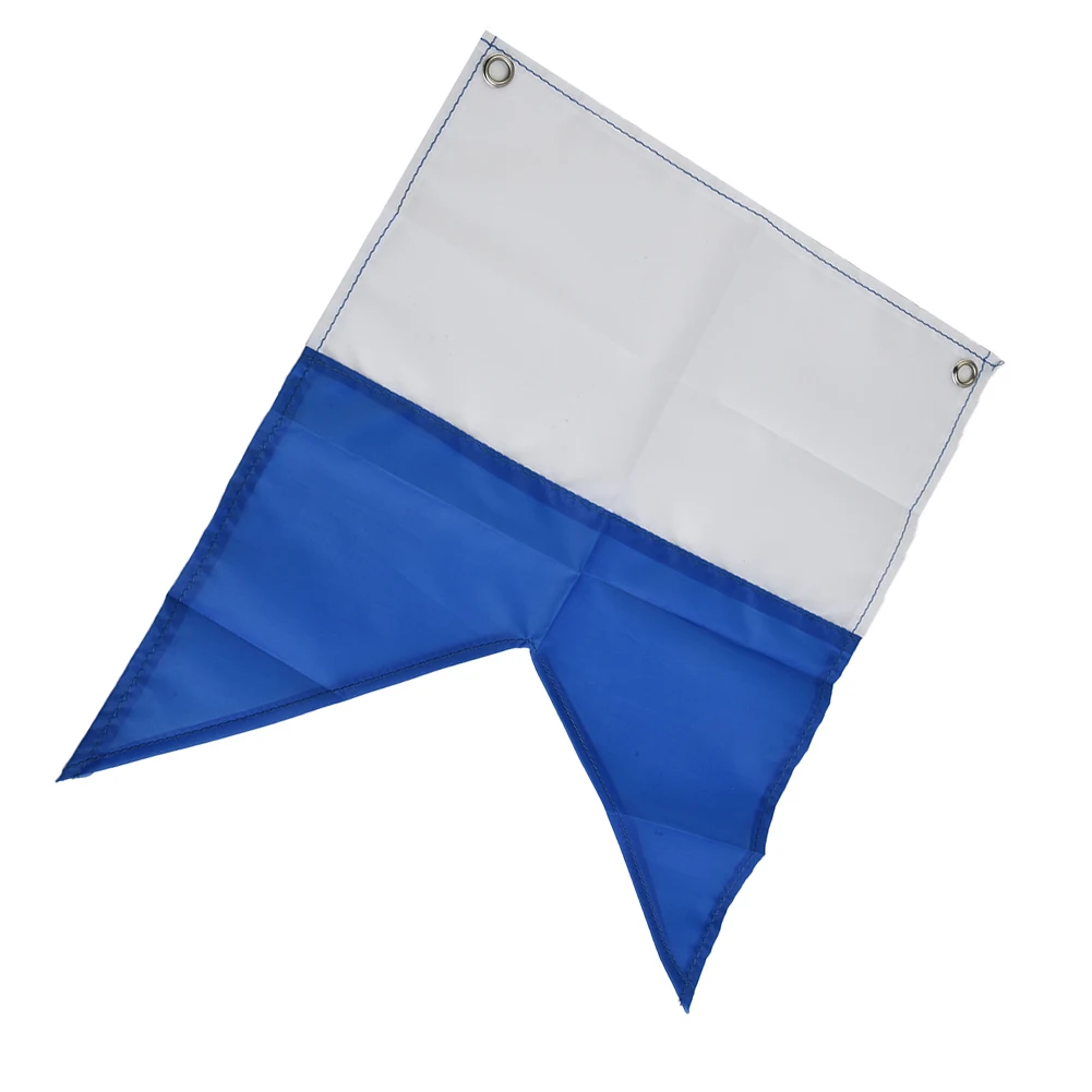 Scuba Diving Accessories Scuba Dive Boat Flag Scuba Diving Sign Durable Marker Lightweight Blue White Dive Boat Flag Diving Sign