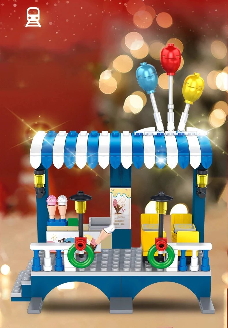 Elektrische U-Bahn Zug Stadt Auto Metro Straßenbahn Wiederaufladbare Lithium-Batterie Motor Bausteine Technische Spielzeug Für Kinder Geschenke – Detail 17