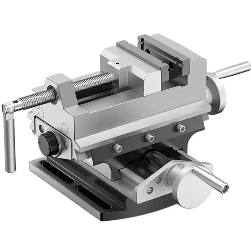 

Vise Wrench with Double Fine-Tuning Precision Universal Industrial-Grade Heavy-Duty Workbench Flat-Mouth Fixed Table