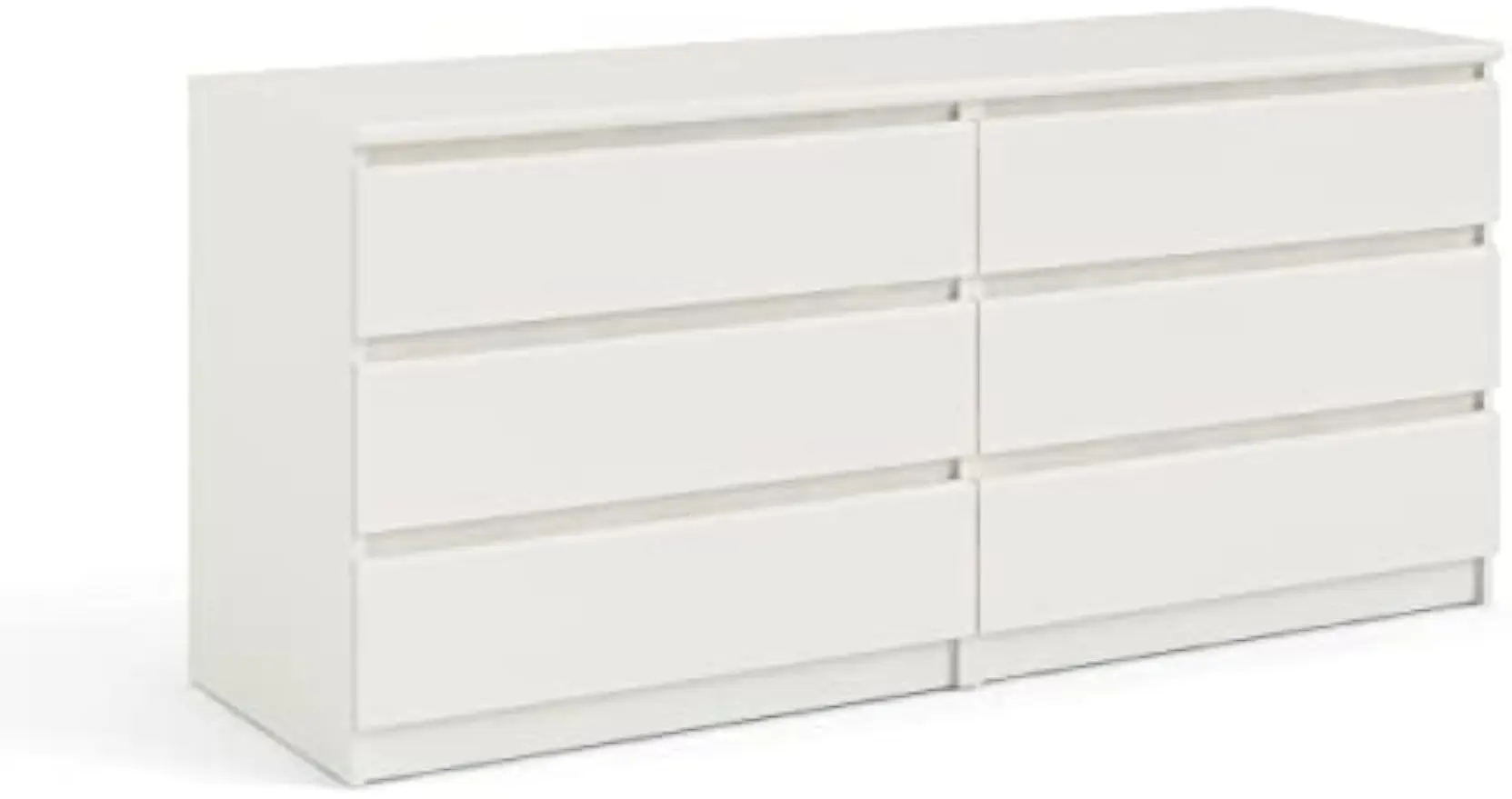 

Tvilum 6 Drawer Double Dresser, White