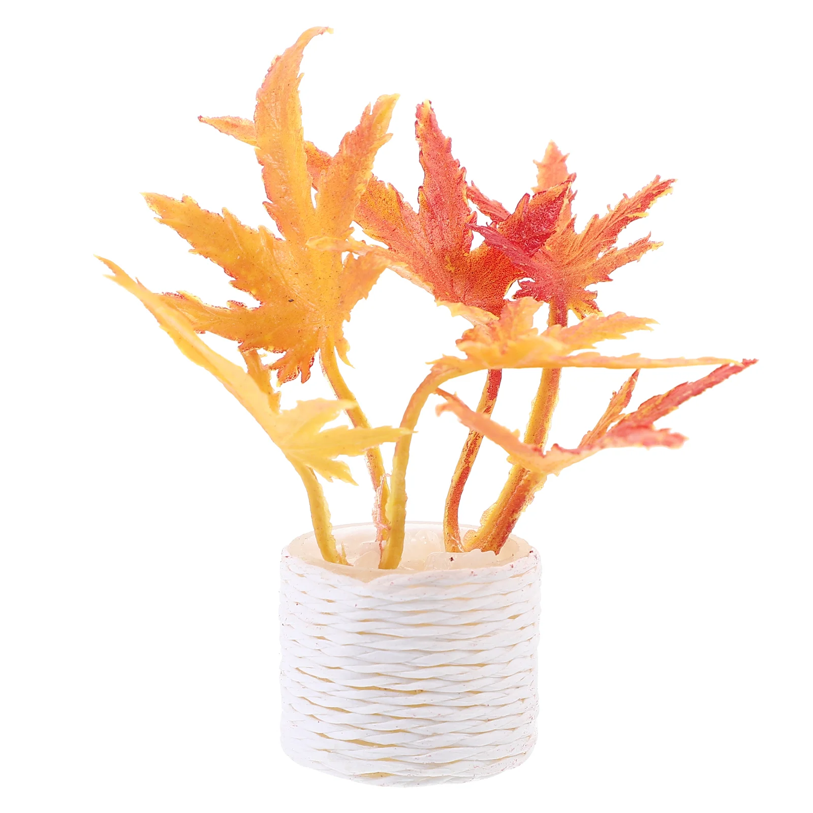 

Decor for Office Mini Bonsai Tiny Model Household Miniature Plant Ornaments Plastic Home Accents