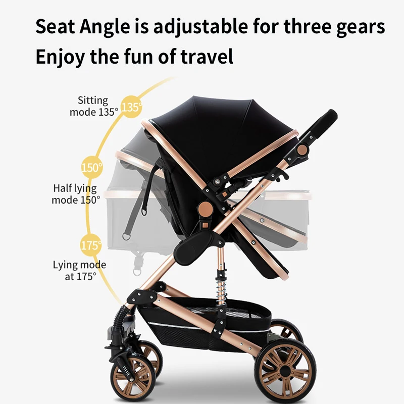 Baby stroller stroller 3in1 baby car Baby carriage carro bebe kinderwagen  baby cribs pram buggy coche para bebe Newborn Stroller - AliExpress