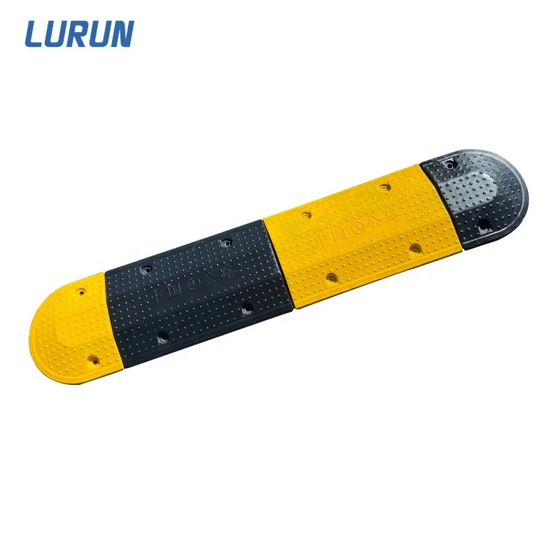 Thailand 1000mm Popular Road Rubber Speed Hump Car speed Block Speed Bump