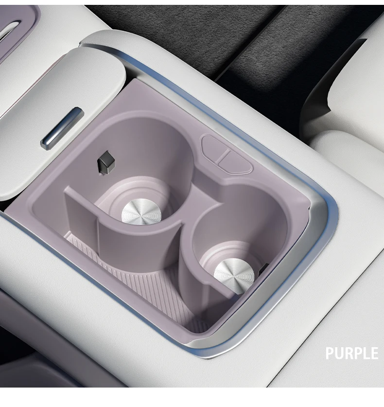 For ZEEKR 7X Silicone central control water cup holder Storage box cup sleeve Ca