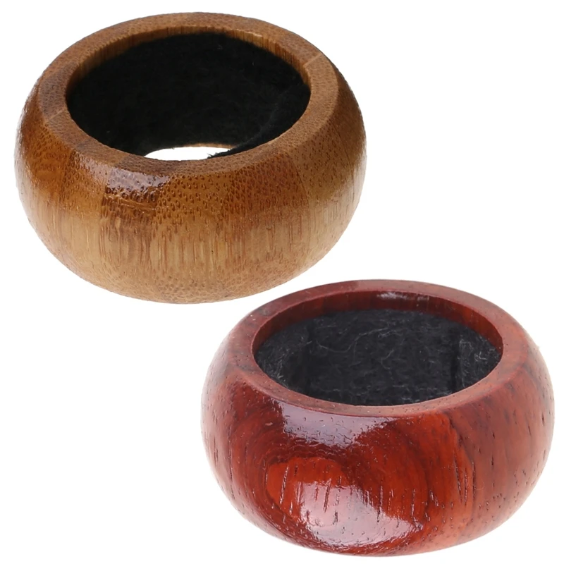 Wooden Red Wine Bottle Drip Drop Proof Stop Collar Ring Home Bar Accessories
