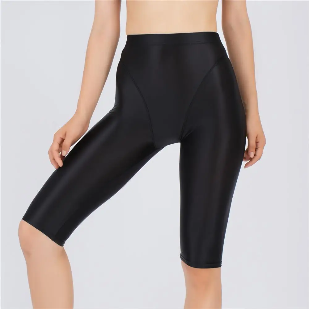 Sexy Women Thin Sheer See Through High Waist Shorts Pants Candy Color Elastic Shaper Hot Short Soft Casual Yoga Short Pant