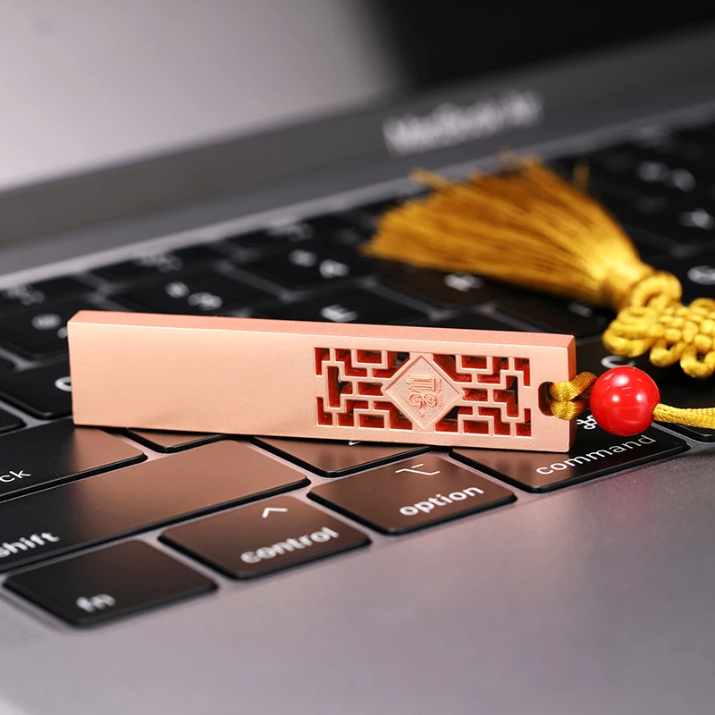 thumbnail image 1 of 100% full capacity metal Chinese style USB 128GB 64GB U Disk Creative USB Flash Drive usb stick pen drive flash, 1 of 5