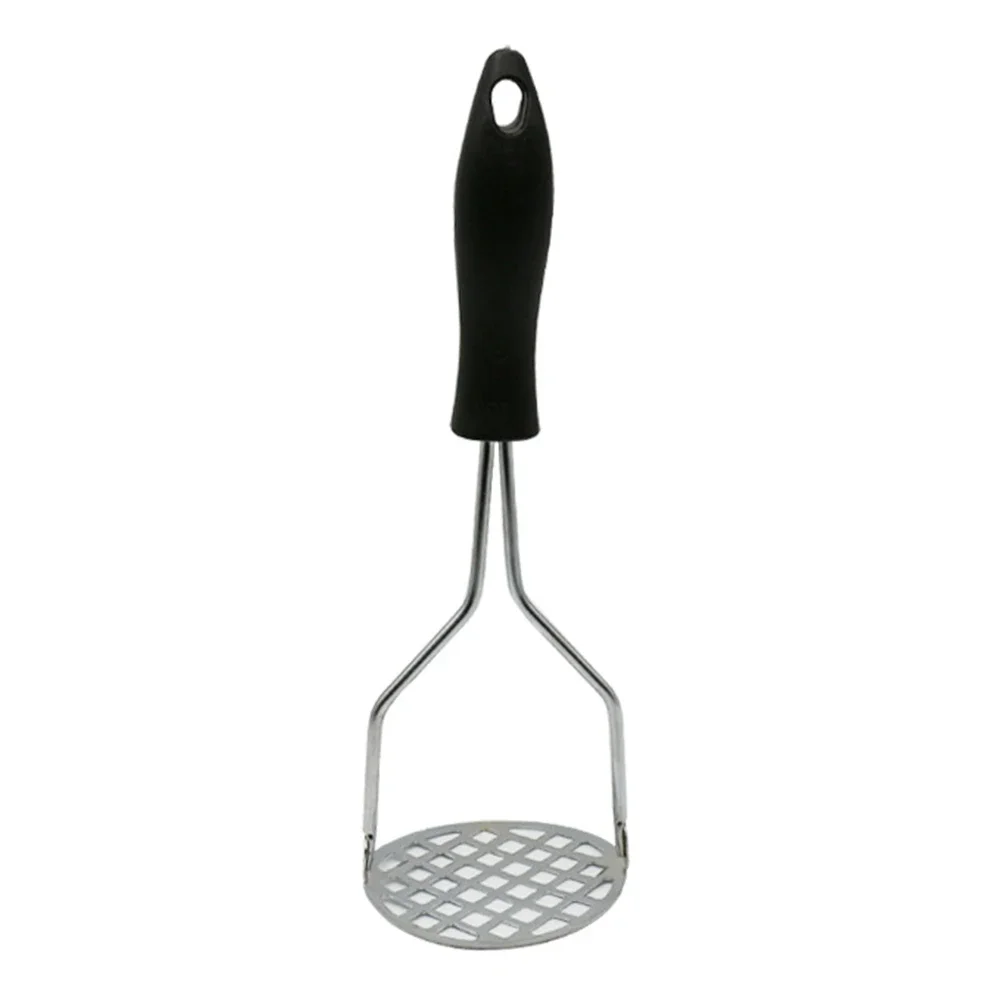 Stainless Steel Potato Masher Broad Mashing Plate Smooth Mashed Potato Fruit Vegetable Tools Press Crusher Cooking potato masher