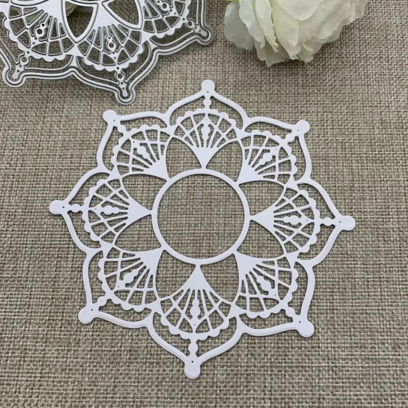 

Large flowers Ring Metal Cutting Dies Stencils For DIY Scrapbooking Decorative Embossing Handcraft Die Cutting Template Mold