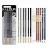 Kalour Pro Charcoal Pencil Set 6/12 Premium Artist Grade Eco-Friendly Wood Sketch Pencils, Drawing Blending Shading Art Students 1