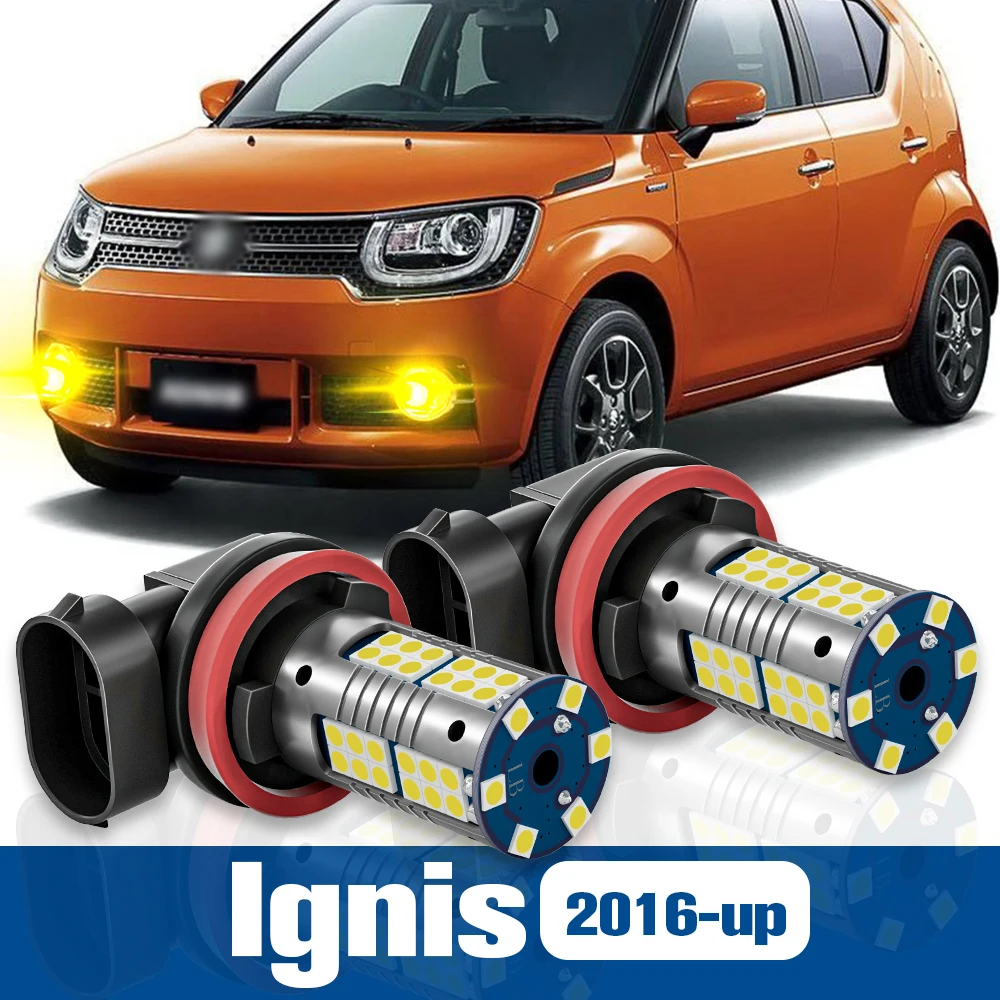 

2pcs LED Fog Light Blub Lamp Accessories Canbus For Suzuki Ignis 2016 2017 2018 2019 2020 2021