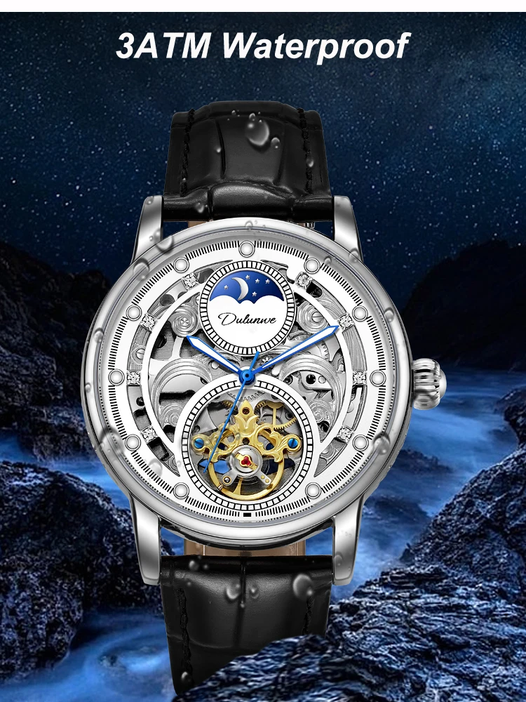 Vīriešu es ūdensizturīgs automātiskais mehāniskais plaukstas vīriešu tops luksusa Tourbillon sporta pulkstenis vīriešu s_voghion.com