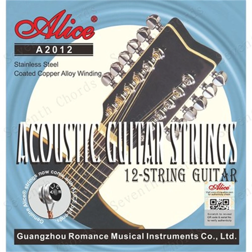 

Guitar Alice A2012 12 Strings Acoustic Guitar Strings Steel Copper Alloy Winding Musical Instrument Wooden Guitar 12String A2012