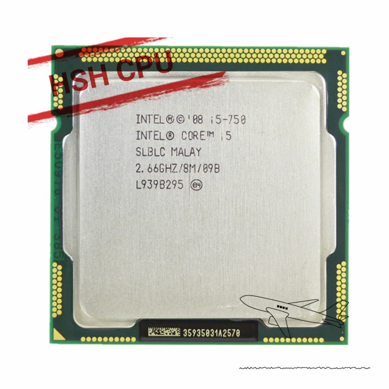 Processore Cpu Quad-Thread Quad-Core Intel Core I5-750 I5 750 2.6 Ghz 8M 95W Lga 1156
