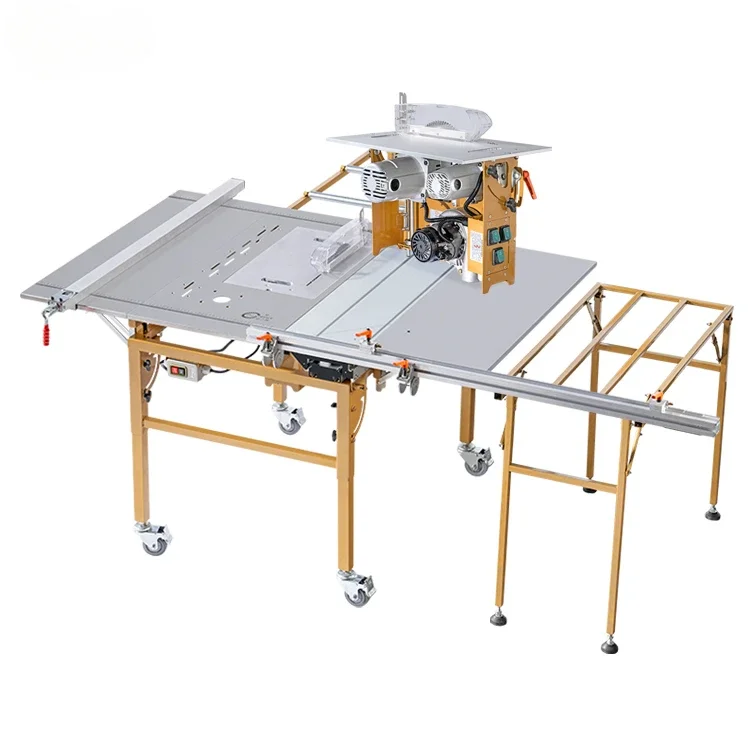 JT-7D Woodworking Sliding Table Saw Stainless Steel Wood Cutting Saws Machine