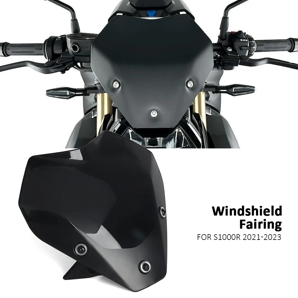 

FOR BMW S1000R S 1000 R S 1000R 2021 2022 2023 New Motorcycle Spoiler Windscreen Windshield Wind Deflector Screen Shield Spoiler