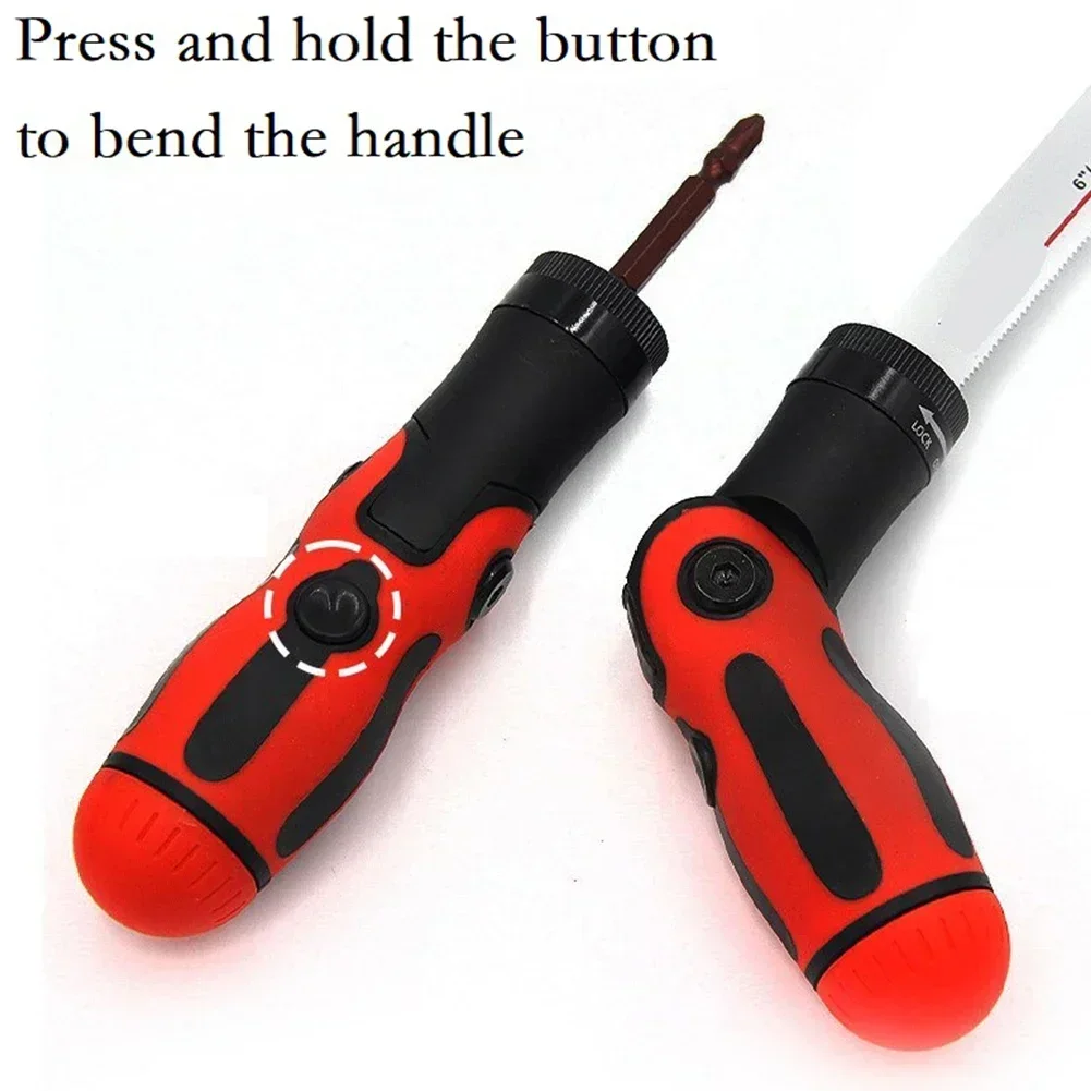 Manual Handsaw Reciprocating Hacksaw Handle Adapter Saw Blade Kit For Wood Metal PVC Pipe Cutting Hand Tool 6