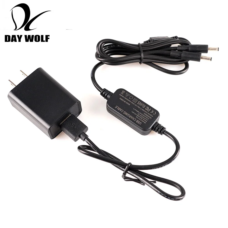 USB Battery Charger echargeable Battery Charger with Batteries for Heated Gloves Heated Socks Heating Jacket USB Charger 7.4V 2200MAH Battery