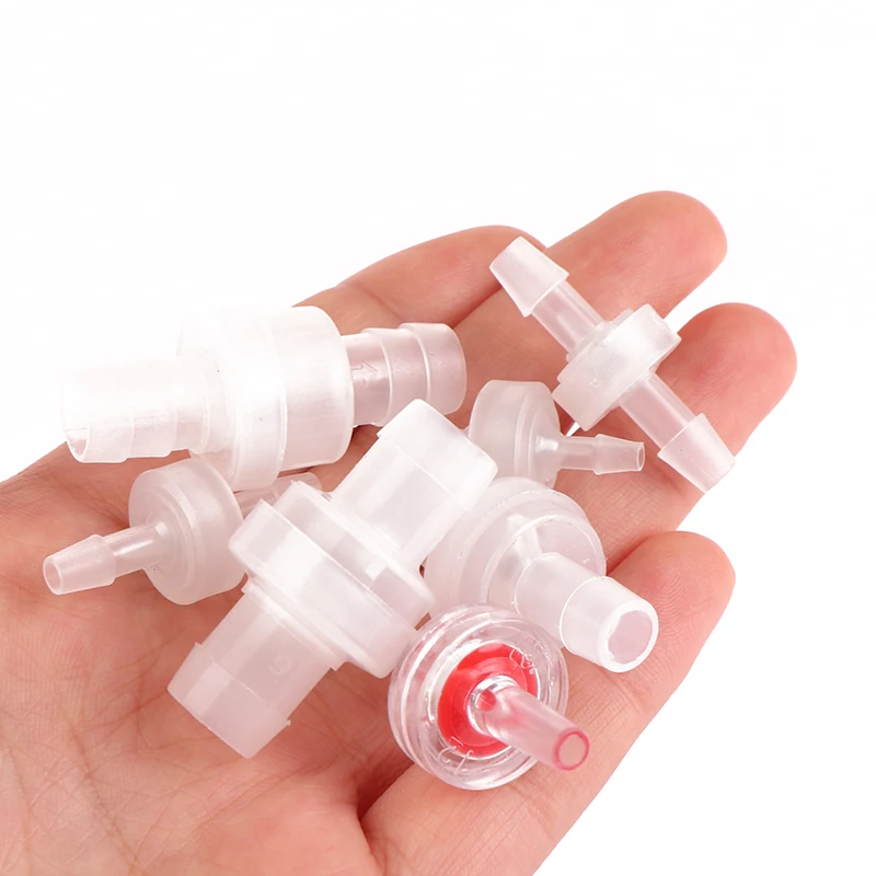 Check valve 3/4/6/8/10/12mm Plastic One-Way Non-Return Pagoda Inline Fluids Check Valve For Fuel Gas Liquid Ozone-Resistant Water Stop