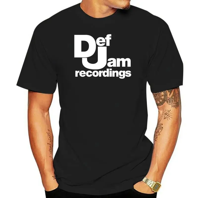 

Футболка в стиле ретро с надписью Def Jam и надписью, новинка 2023, Повседневная футболка с коротким рукавом в стиле хип-хоп, рэп, Дрейк, Эминем, Лил Уэйн