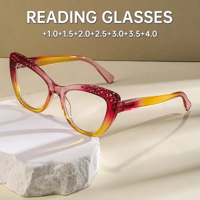 Gafas de lectura de moda antiluz azul para hombres y mujeres, gafas de lectura para presbicia, hipermetropía + 1,0 + 1,5 + 2,0 + 2,5 + 3,0 + 3,5 + 4,0 4