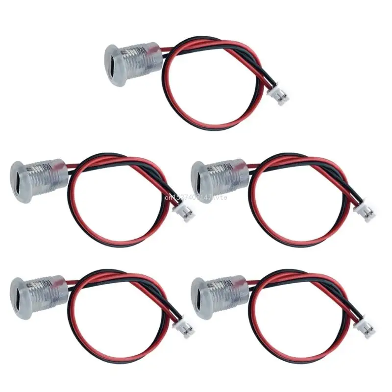 5-Pack Type C Female USB Charging Connectors