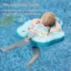 Mambobaby Float Dropshipping Non-Inflatable Baby Float with Canopy Waist Swimming Chest Floater with Tail Float Trainer 3
