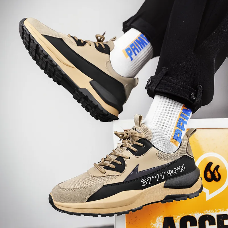

Spring Men's Shoes Comfortable Trend Women Sneakers Male Thick Bottom Walking Footwear Men Chunky Sneaker Chaussures Couple