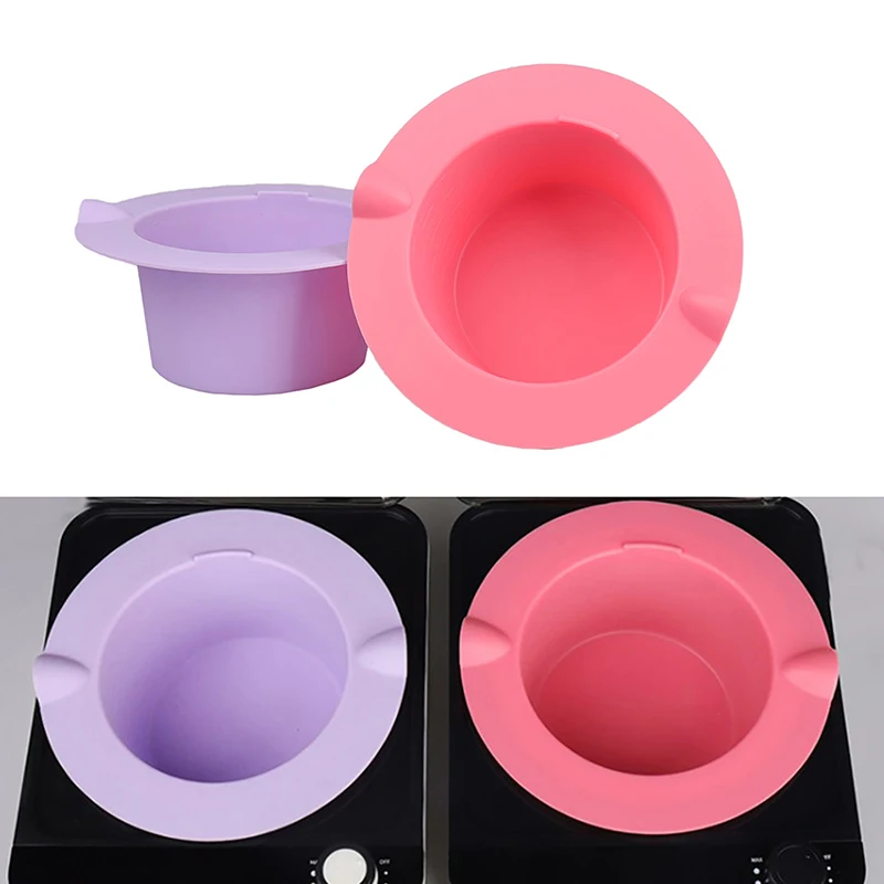 

Wax Warmer Replacement Pot Heat-resistant Silicone Bowls Non-Stick Pan Liner Easy Clean Hair Removal Melting Waxing Bowls