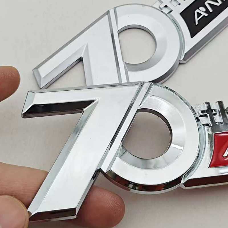 3D ABS 크롬 자동차 스타일링 70주년 기념 엠블럼 스티커 (도요타 랜드크루저 300 FJ200 LC300 프라도 LC120 LC150 액세서리용)