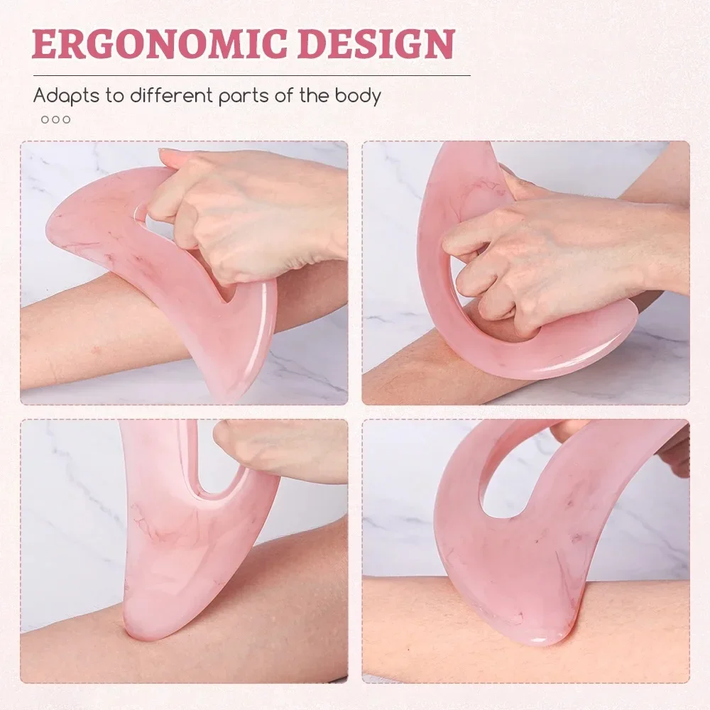 Large Gua Sha Massage Tool Lymphatic Drainage Massager Muscle Scraping Massage Tool Body Sculpting Anti Cellulite Tool for Women