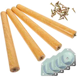 Solid Wood Dining Table Legs Dining Wooden Bed Sofa Extenders Furniture Replacement Parts Feet Office Desk Accessories