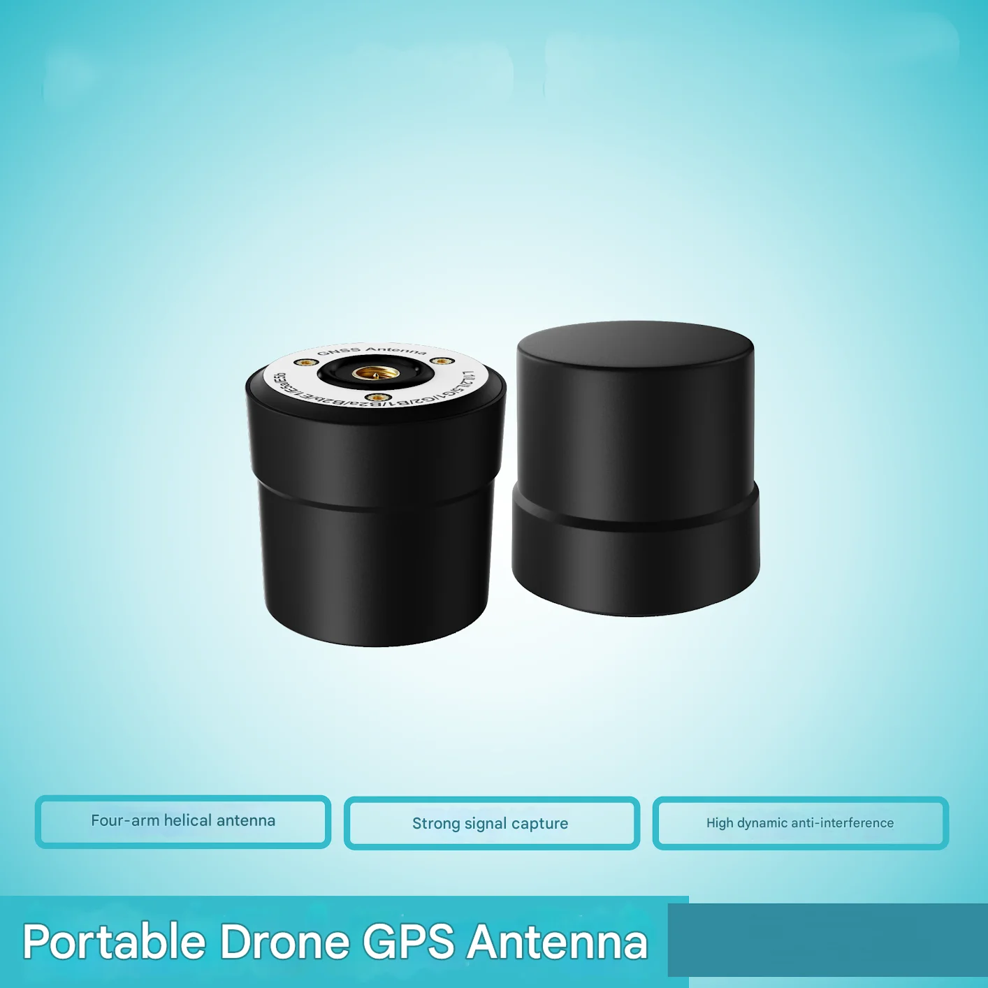 MEGSINE MAN1216Q50A RTK GNSS 쿼드리필라 헬릭스 안테나