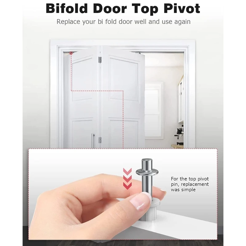 4PCS Bifold Door Lock Closet Door Handle Sliding Door Handles