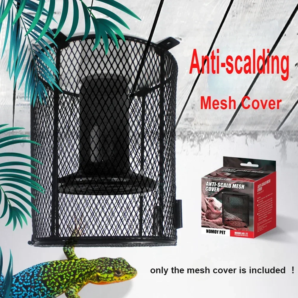 Breathable Reptile Feeding Cage Mesh Cover for Amphibian Terrarium Lizard Turtle Insect Kennel-Accessory for Reptile Care