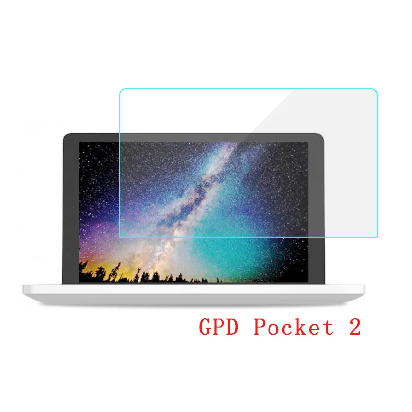 2 Pz/Lotto Premium Proteggi Schermo In Vetro Temperato Pellicola Protettiva Lcd Shield 8 Pollici Per Gpd Pocket 3 / Gpd Win 2 / Gpd Pocket 2