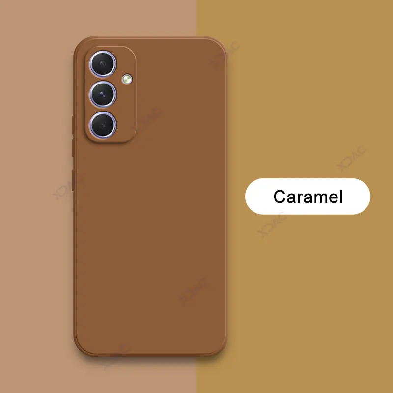 Square Liquid Silicone Phone Case - 360° Protective Soft Shockproof Back Cover - Girls' Stylish Accessory