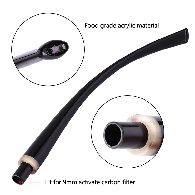 Toscano Cigar Mouthpiece In Acrylic And Briar - Foto 9