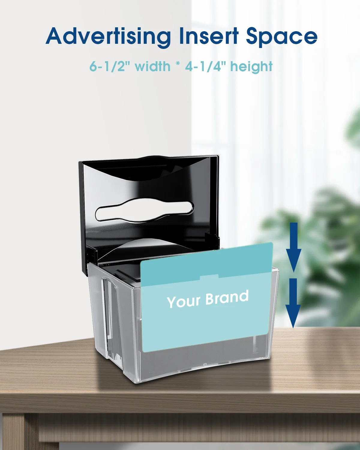 Lifting Napkin Holder for Table Home Commercial Tissue Box Transparent Toilet Paper Container Wipes Organizer with Card Slot 3
