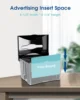 Lifting Napkin Holder for Table Home Commercial Tissue Box Transparent Toilet Paper Container Wipes Organizer with Card Slot 3