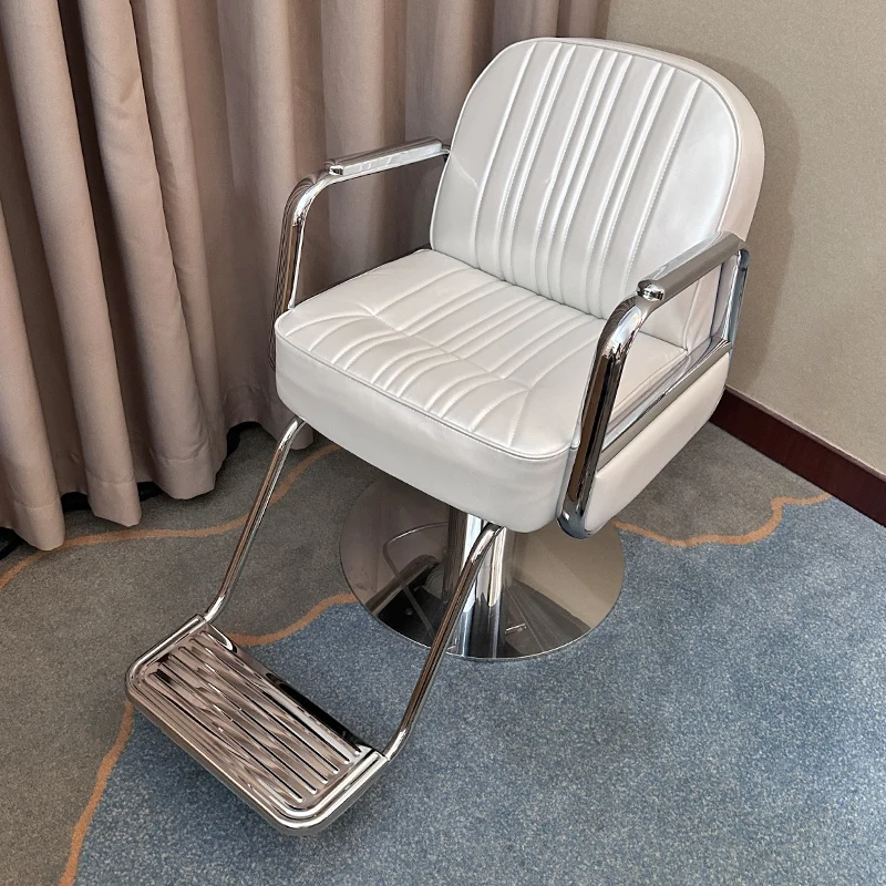 Modern Retro Shampoo Barber Chairs Stainless Speciality Tattoo Barber Chairs Beauty Chaise Lounges Commercial Furniture RR50BC