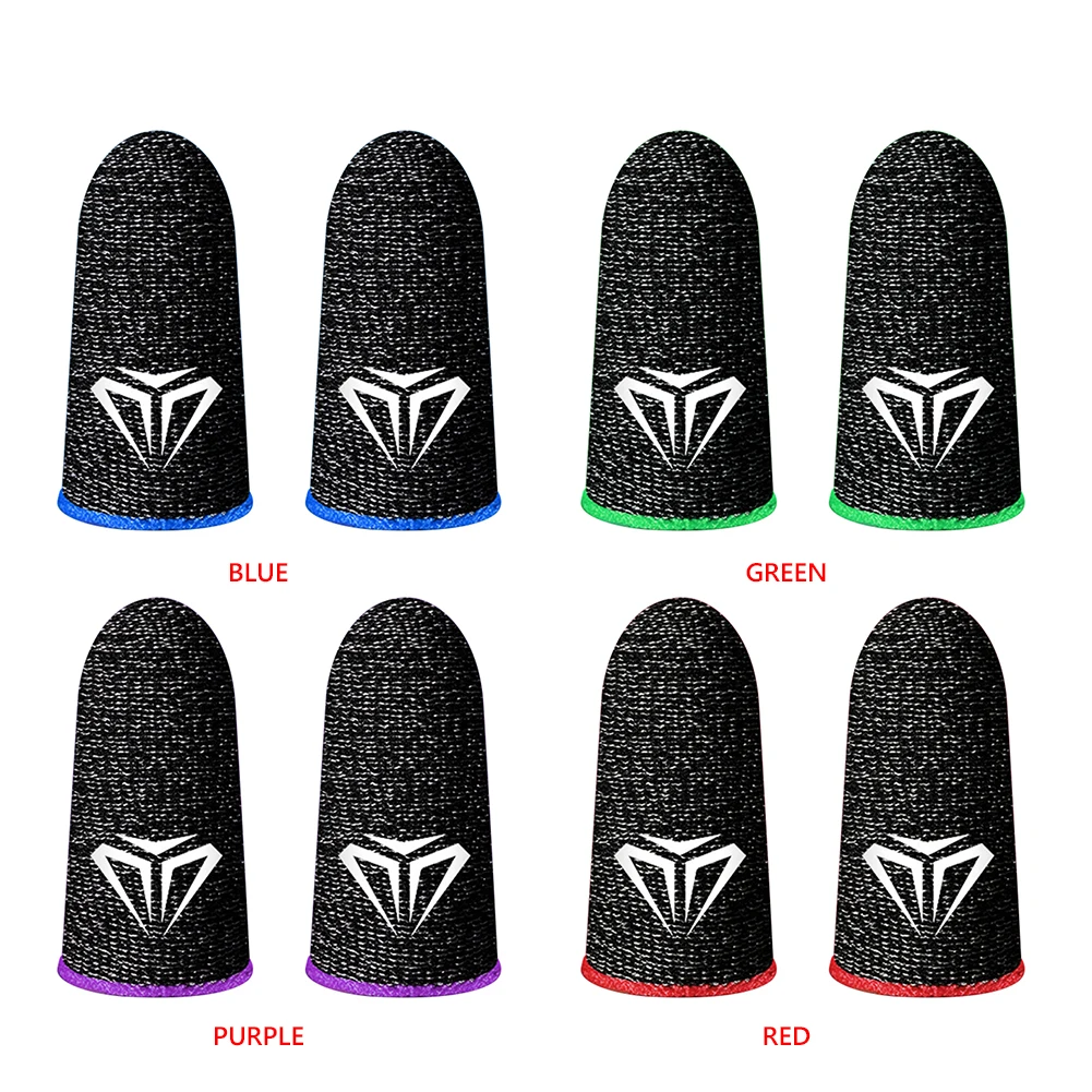 2pcs S02 Game Controller Finger Sleeve for PUBG Touch Screen Gaming Thumb Gloves