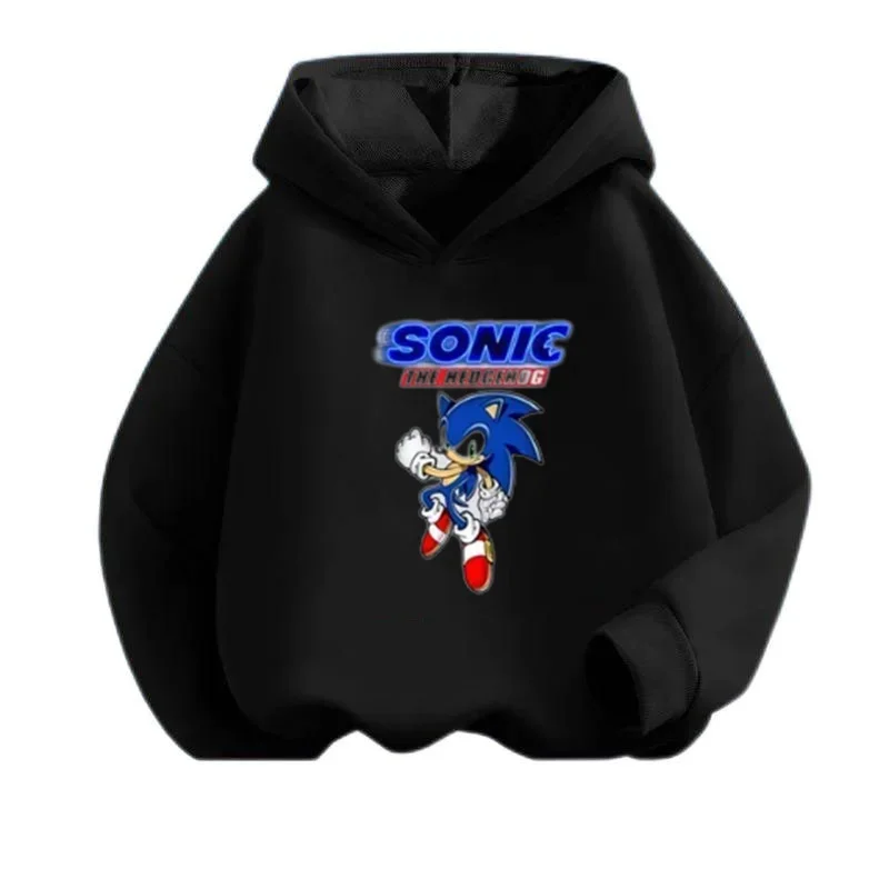 thumbnail image 1 of Sudadera con capucha para niño de 2 a 12 años, ropa de abrigo para niño y niña, ropa de bebé Sonic, tops de primavera 2024, ropa para madres y niños, 1 of 4