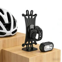 360 Rotating Silicone Bike Phone Holder, Shockproof Universal Mount for Bicycle Motorcycle Handlebar. 13 * 6 * 5 - Image 4